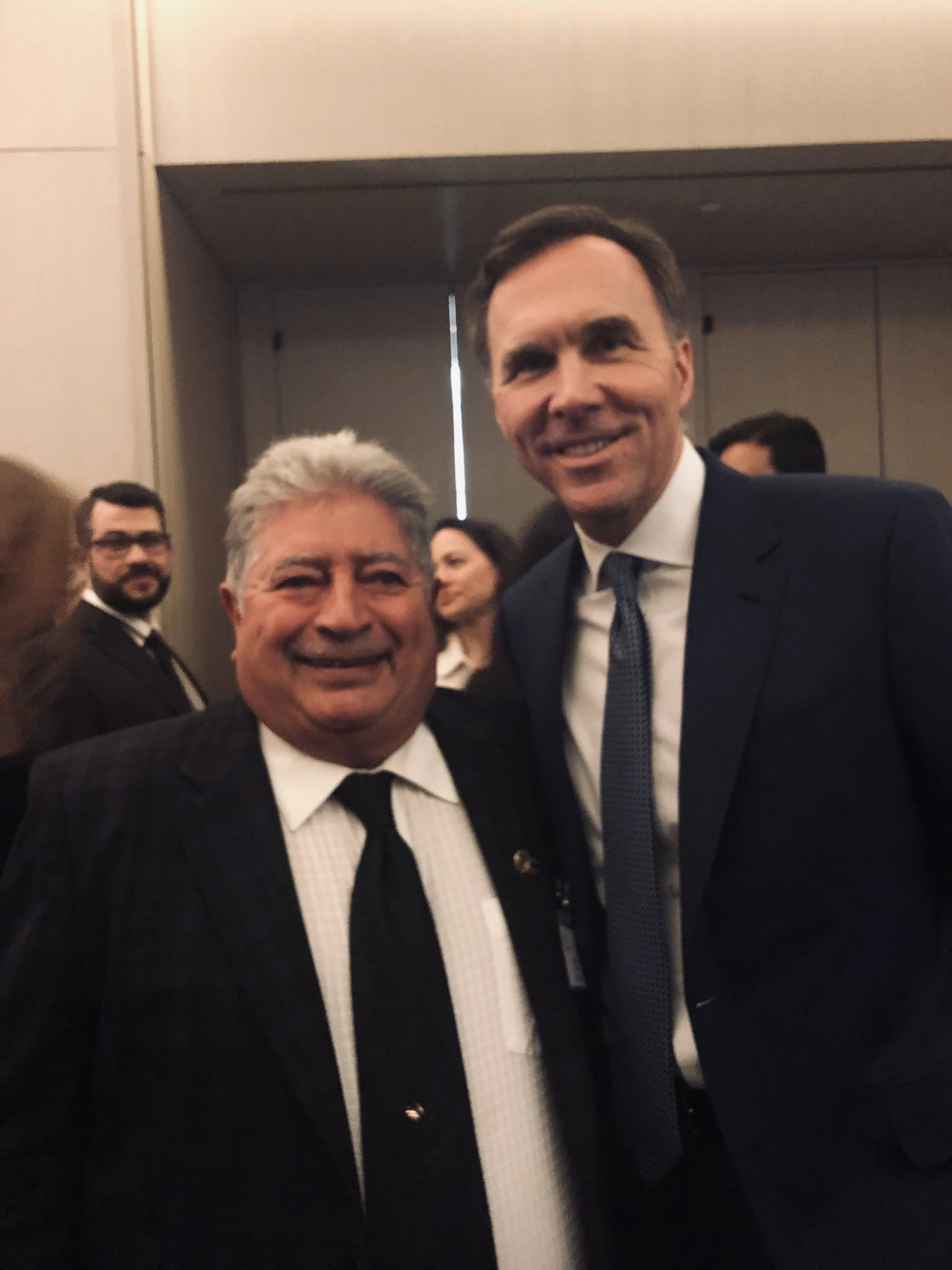  The 50 year Gala of the Canada Arab Business Council at the Four Seasons Hotel in Toronto&nbsp;with our finance Minister The Honourable Bill Morneau who was the Guest Speaker. 