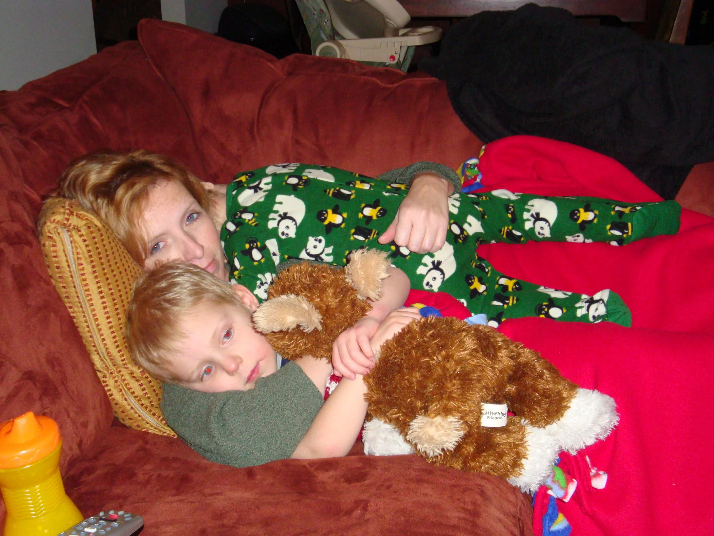 They need a hug and a caring adult to listen to them