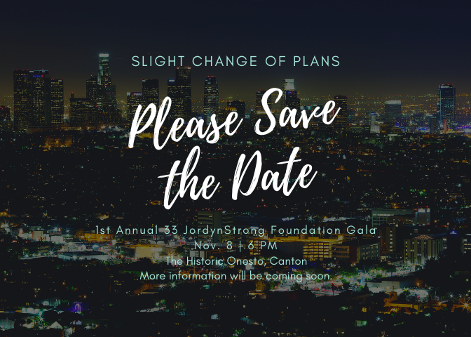 1st Annual 33 JordynStrong Foundation Gala