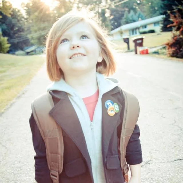 First Day of High School for her friends... 