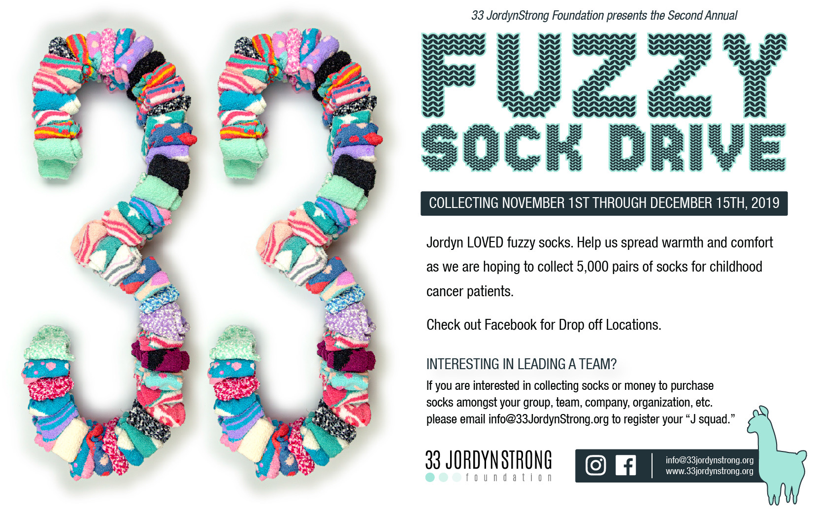 Fuzzy Sock Drive 2019