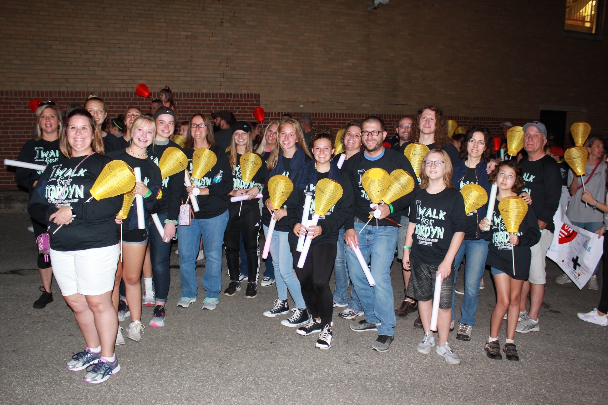 33 JordynStrong supporting the Leukemia &amp; Lymphoma Society’s 2019 Akron Light the Night Walk in honor of Jordyn