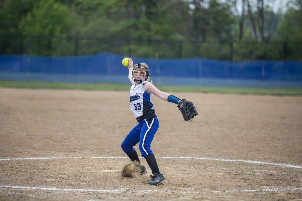 Jordyn, wearing #33, playing the game she loved.