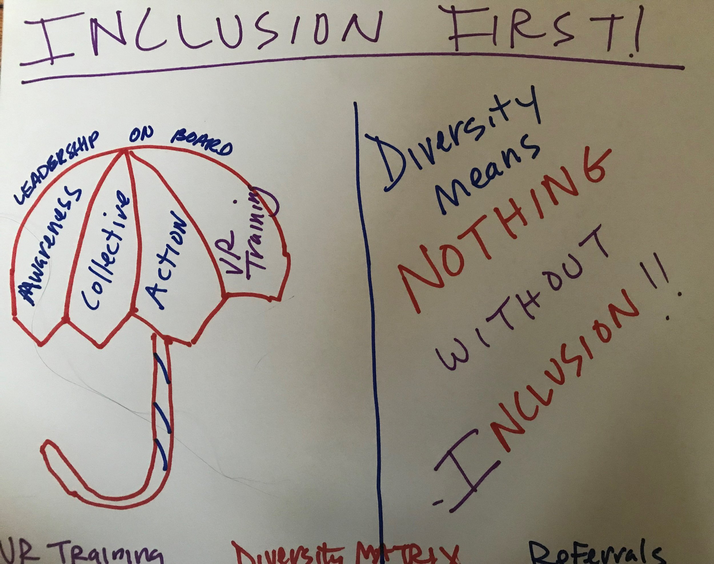 INCLUSION FIRST!
