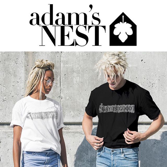 Adam's Nest shirts featuring a rubbing from The Gay Rub collection are now available. The &ldquo;GAY IS GOOD&rdquo; rubbing comes from activist Frank Kameny's gravesite, and now you have a chance to share the message too!! Order yours at AdamsNest.co