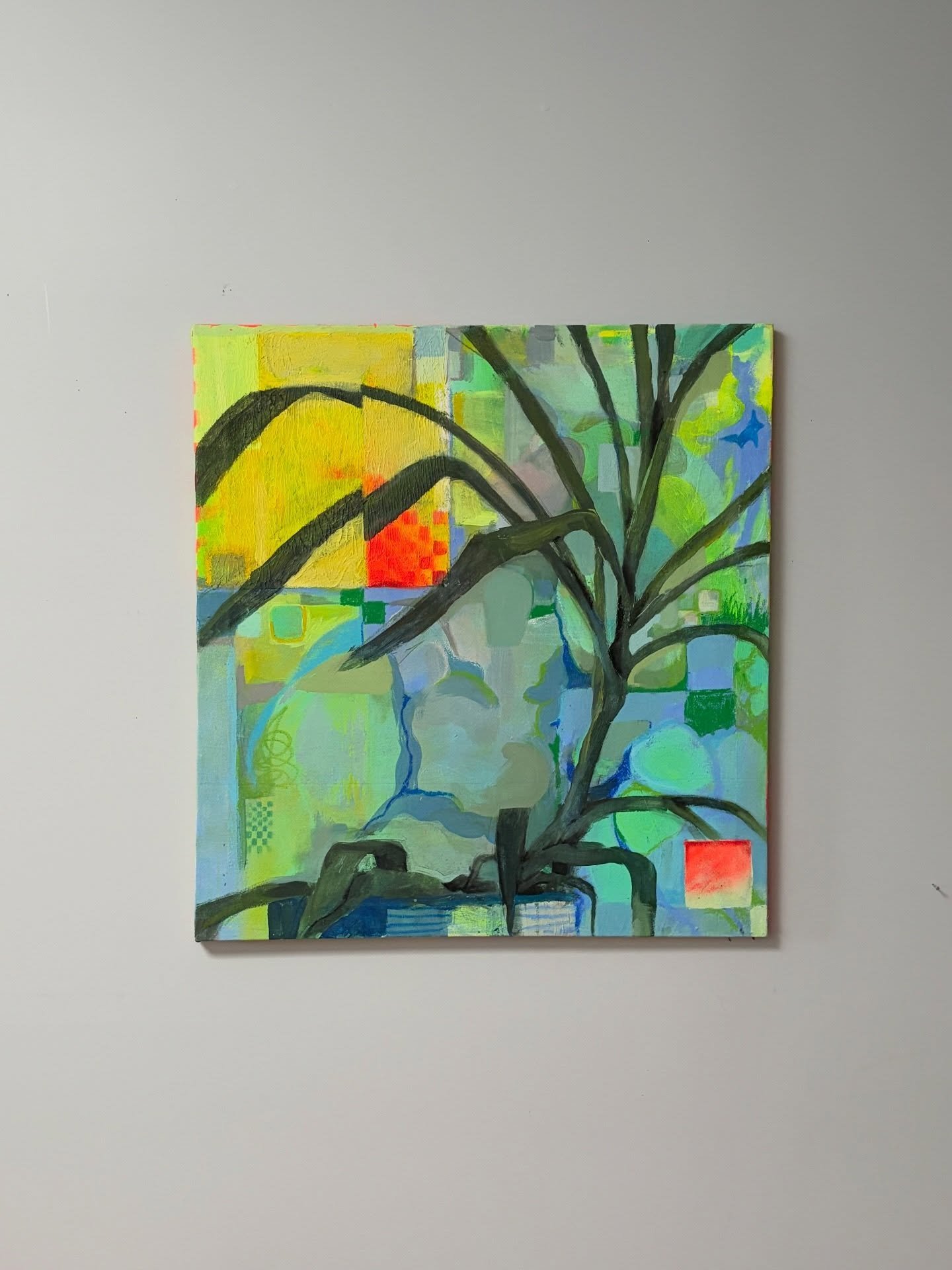 DRACAENA or YUCCA? - 29&rdquo;x31&rdquo;

PATHOS - 26&rdquo;x29&rdquo;

I have always paint my plants when I havnt painted in a while. Sometimes I need to sit down and surrender to an object. There is something calming about having a physical thing t
