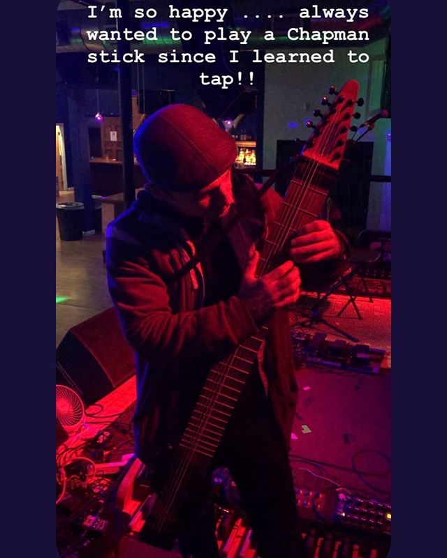 That insane moment when one of your favorite musicians shreds on your instrument the first time he picks it up before the show where your band is opening for his band.  What an incredible night last night!  Thanks again @considerthesourcemusic for ha