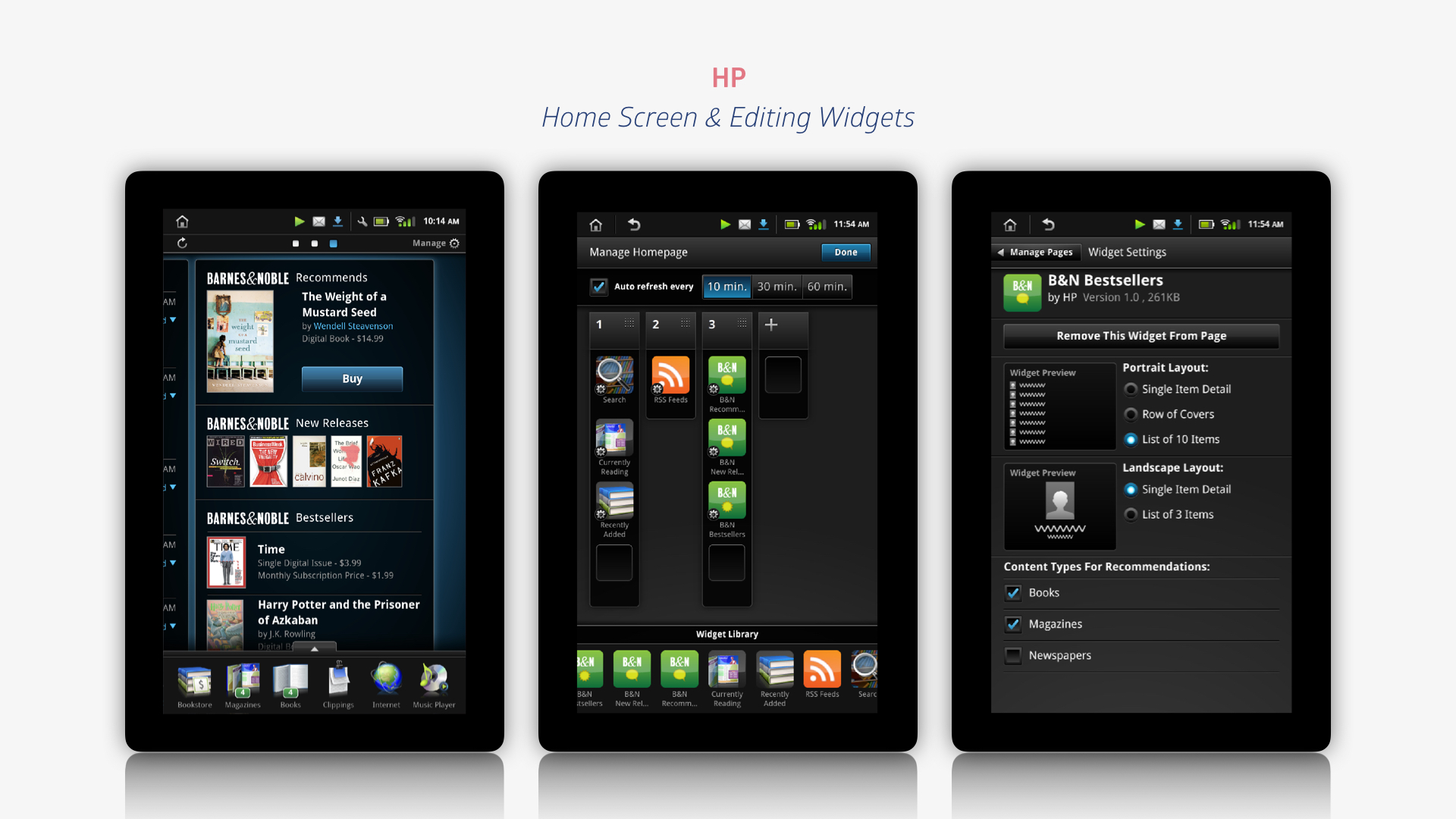 The reading experience was the core function of the device, but our goal was to have a fully interactive reading experience that allowed users to easily navigate through the book as well as to intuitively bookmark, highlight, note, and share parts of the book for easy reference.