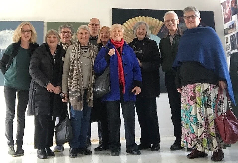 Friends visit to Joanna Braithwaite’s studio, Sydney 2018