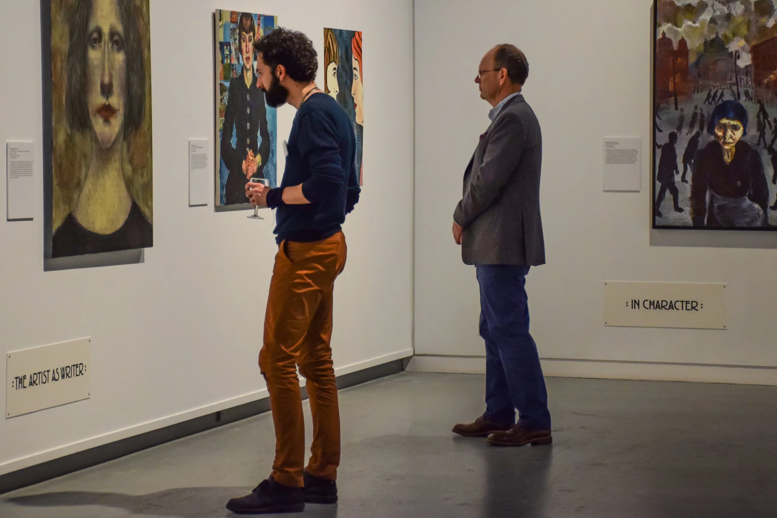 Installation view of the  Katherine Mansfield: A Portrait  exhibition 2018