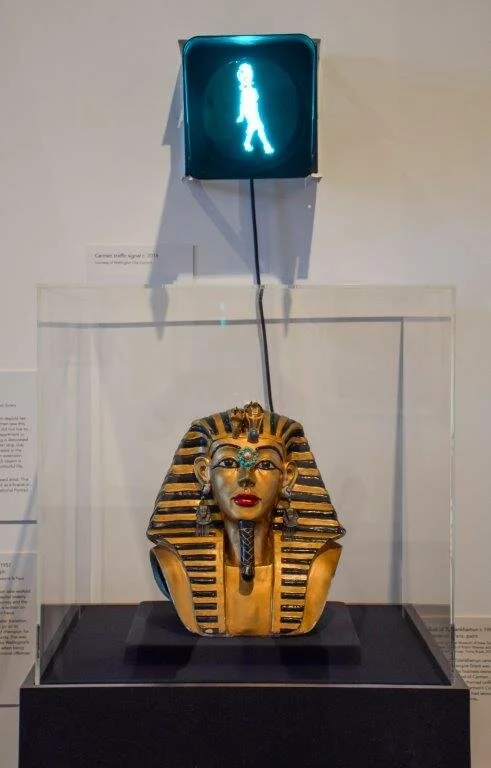 Bust of Tutankhamun c. 1980s  Plaster of Paris, paint