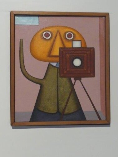  Michael Illingworth,  The Photographer , 1968, Oil on canvas, Private collection, Wellington     