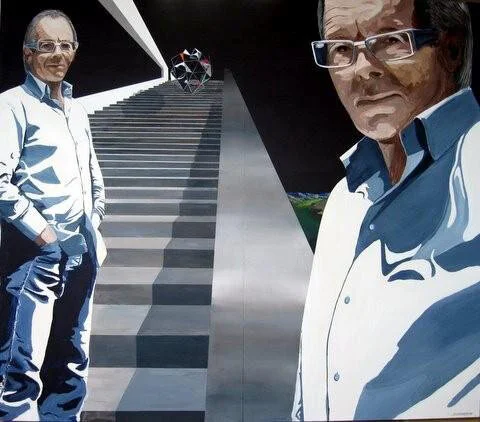 Hill, Michael  - Rock Solid, acrylic by Anah Dunsheath.jpg