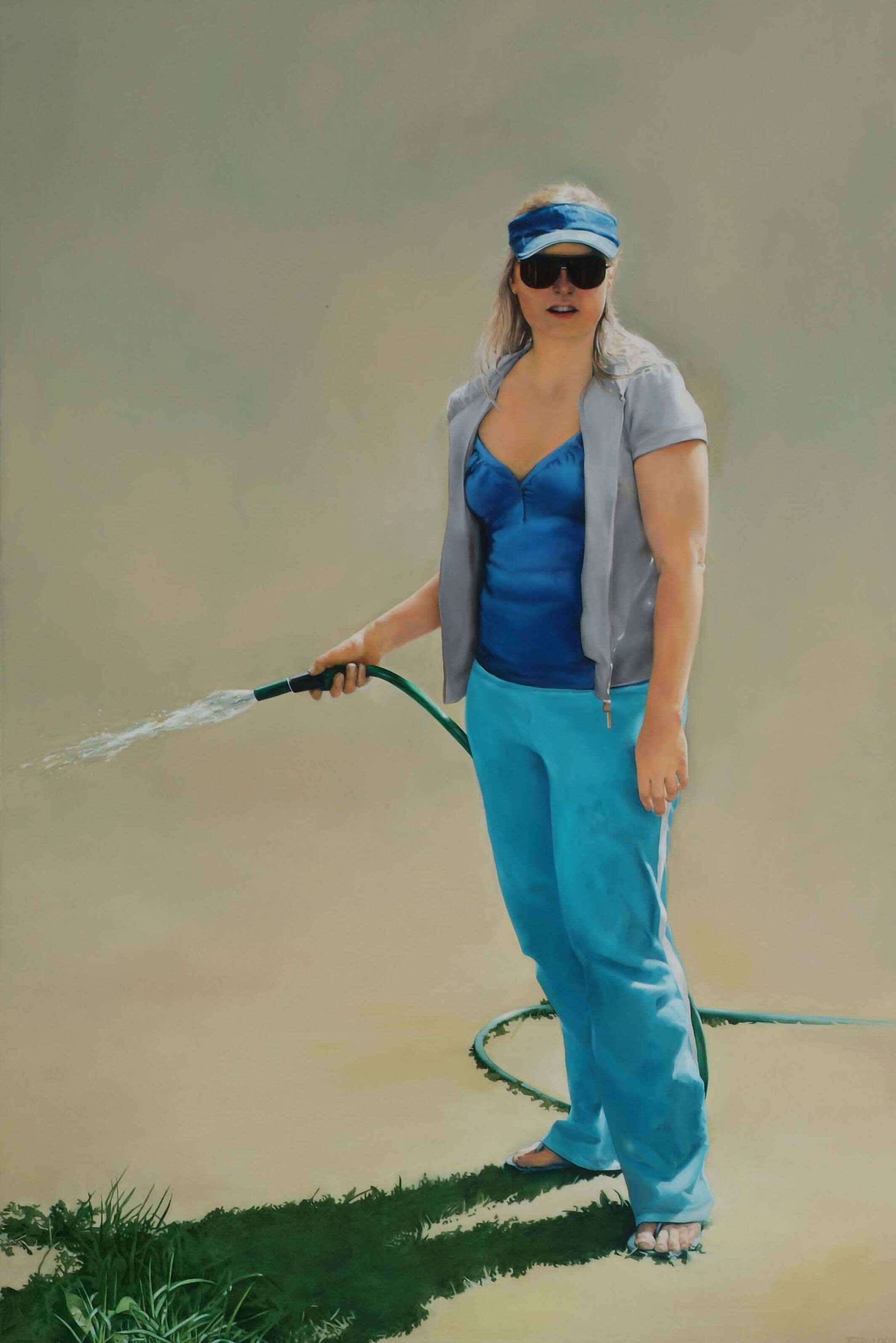  Irene Ferguson, The Blue Girl , 2007,  Oil on canvas, New Zealand Portrait Gallery Collection  