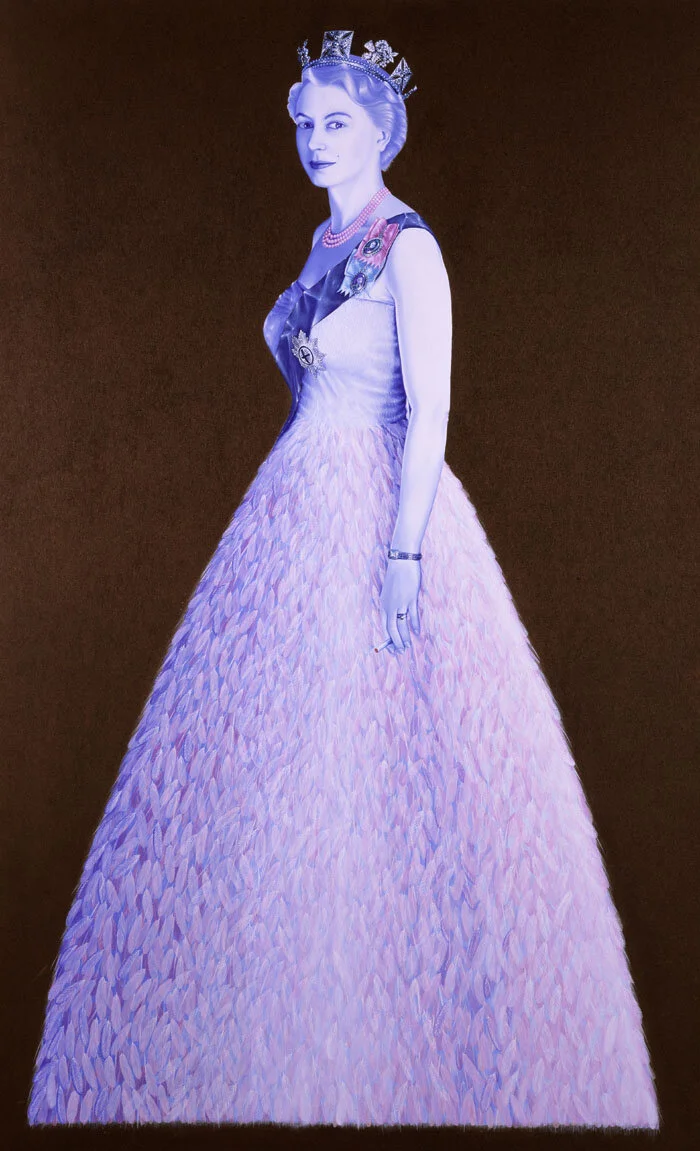 Liz Maw,  Elizabeth , 1999, Oil on board, Private collection