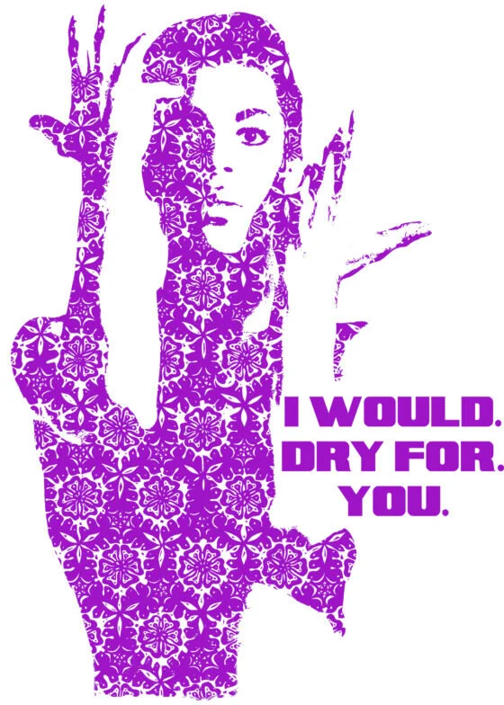 Plum Jam Tea Towel: Prince 'I Would Dry For You'