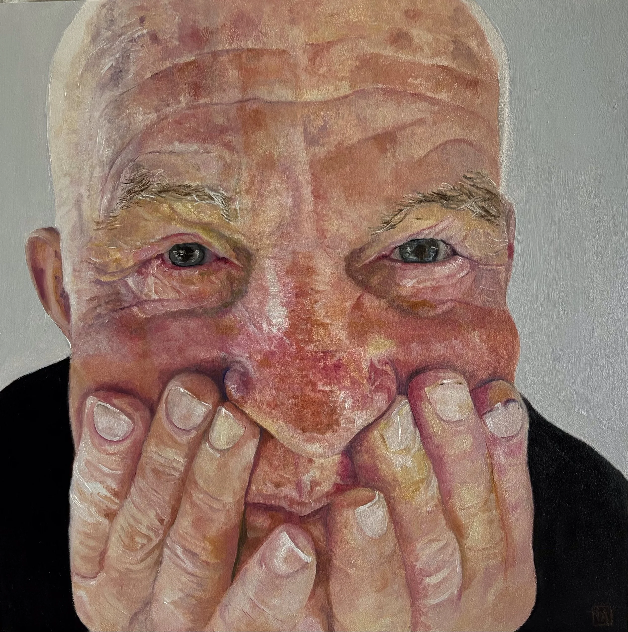 Toni Armstrong, George, 2026. Oil on board.