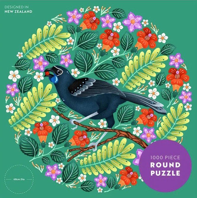 North-Island-Kokako-1000-Piece-Round-Jigsaw-Puzzle.jpg