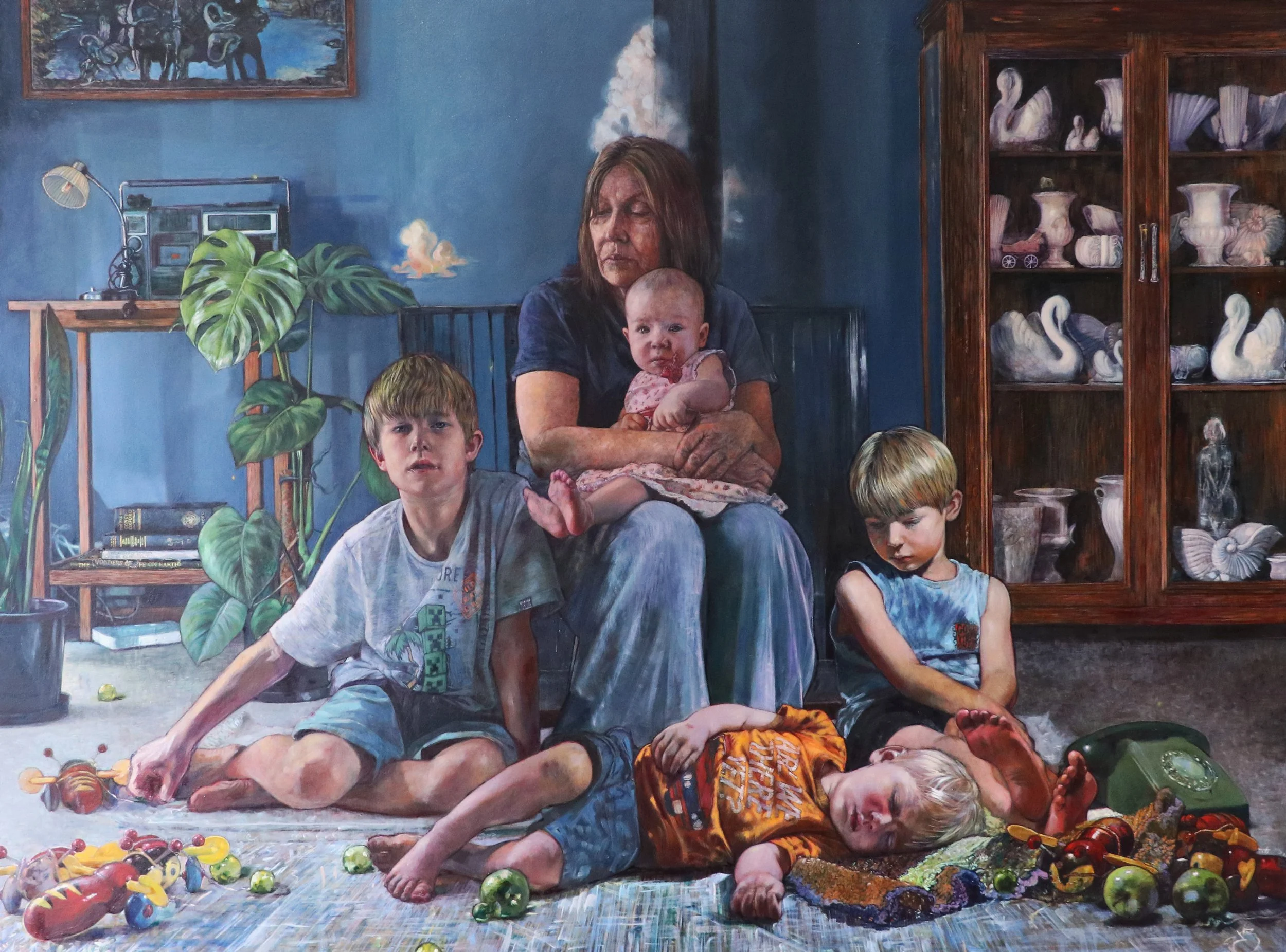 Jasmine Middlebrook, Right Here and Now, 2026. Oil On Canvas.