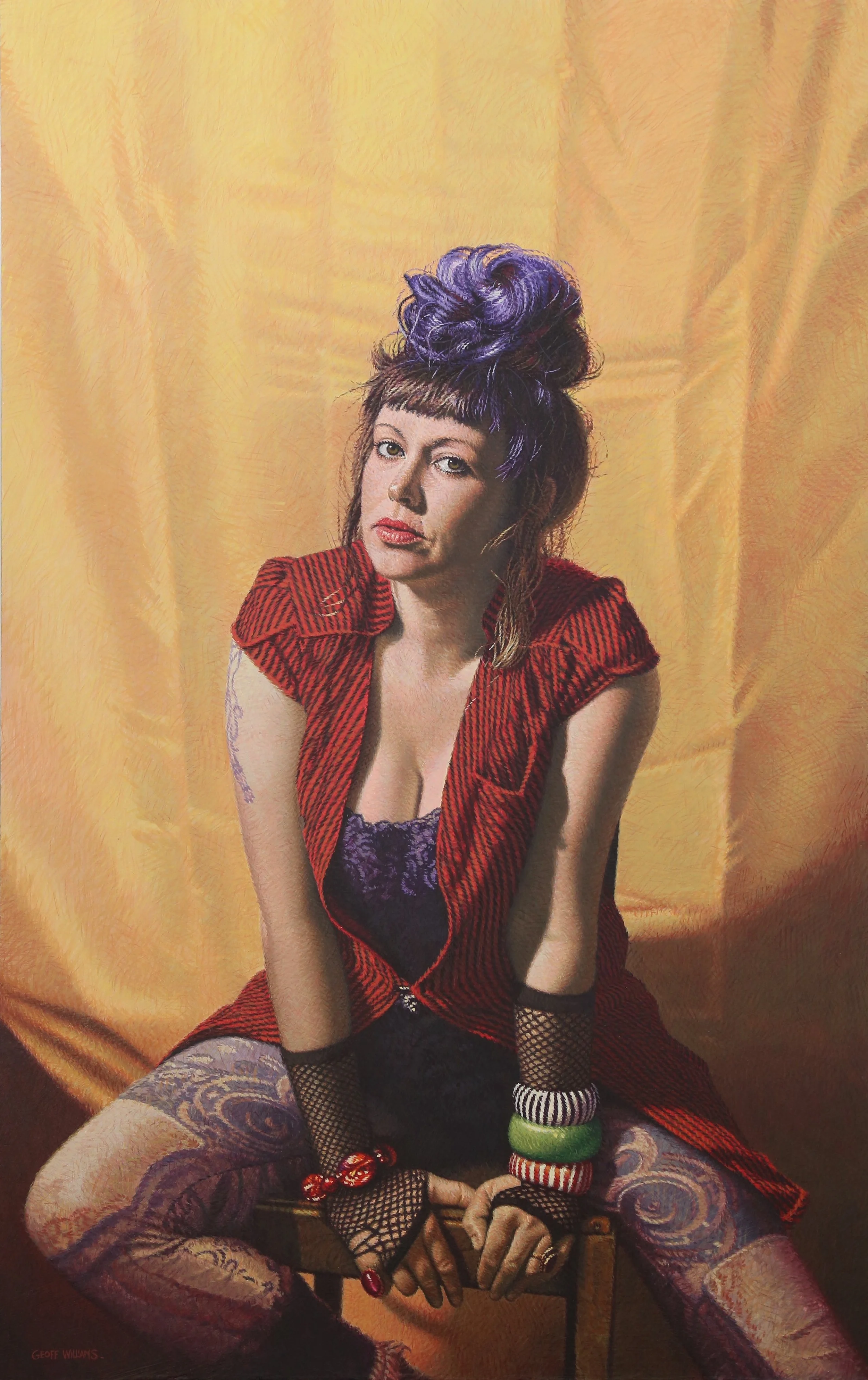 Geoffrey Williams, Polly, 2026. Acrylic.