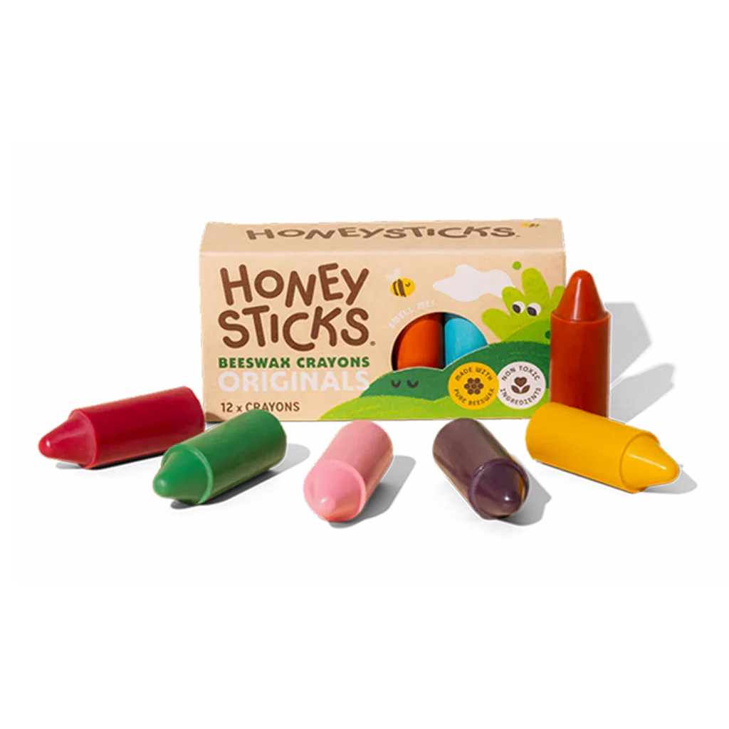 Beeswax Crayons Originals 12pk - Honeysticks