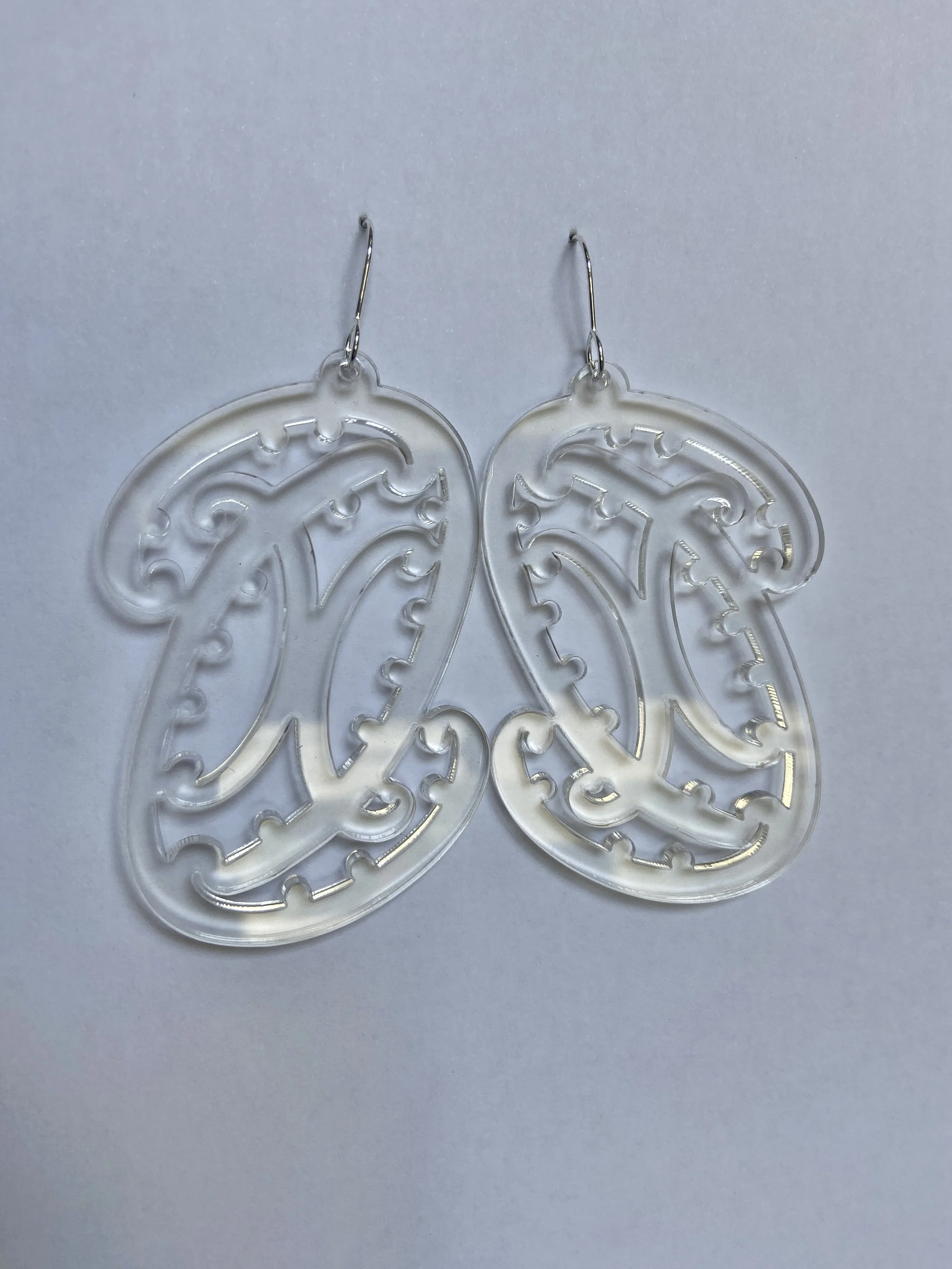Nichola - Māmā Clear Earrings