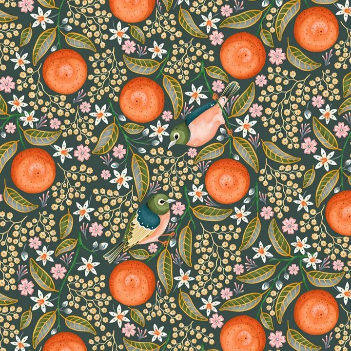 Waxeyes & Mandarins Tea Towel - Catherine Marion