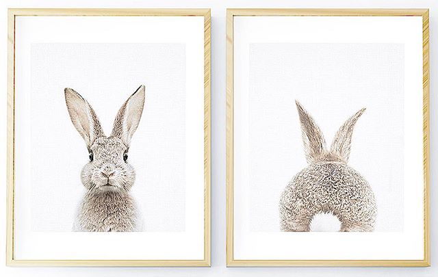 Spring is sprung and I&rsquo;m loving this baby bunny art used in the veitia nursery! 🐰 #nursery #interiordesign #babyboy #baby #nurseries #nurseryart
