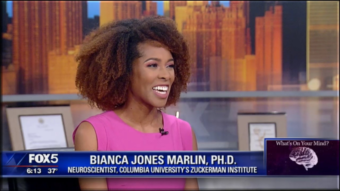Neuroscientist Bianca Jones Marlin ‘Our Brains In Love’ FOX (2018)