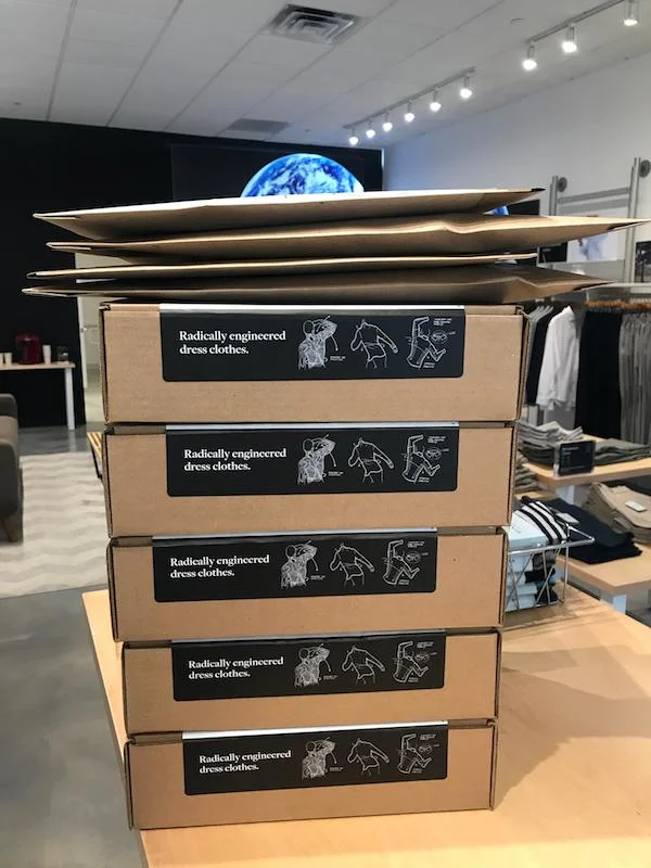 Packages ready to ship directly from the store to you.