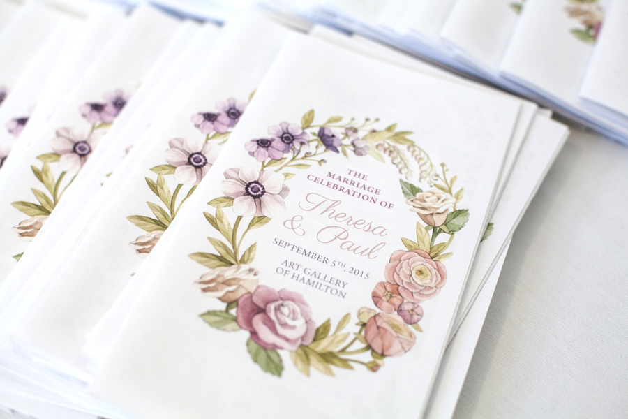 Watercolour Floral Wreath Watercolour Wedding Invitations and Stationery by Alicia's Infinity