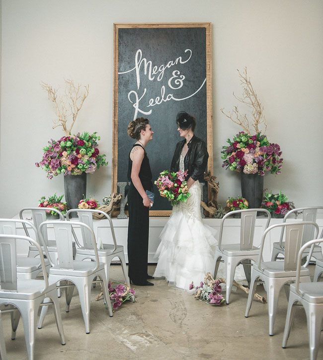 Green Wedding Shoes // Industrial Distillery Wedding Inspiration