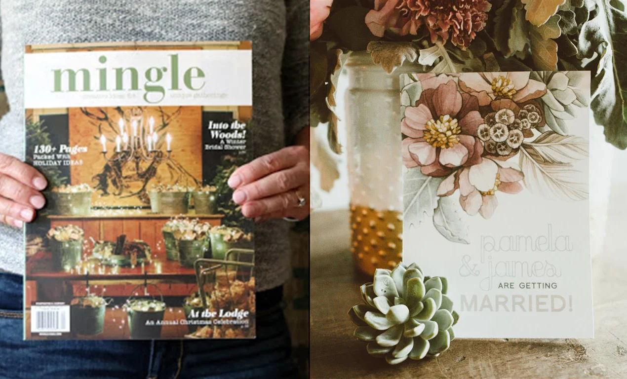 Mingle Magazine // Boho styled wedding