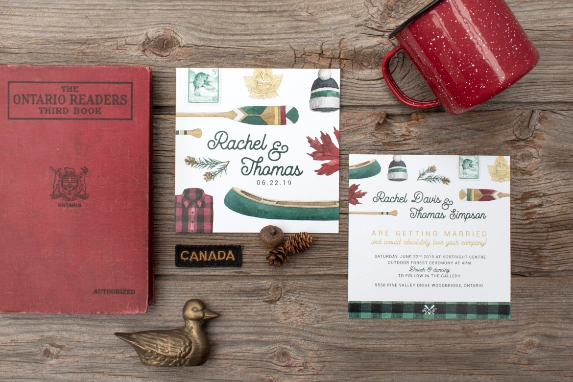 Outdoor / Camping / Nature / Canada Themed Wedding