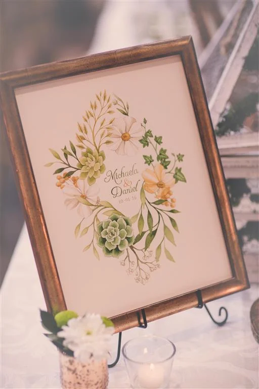 Botanical Enchanted Forest Wedding Invitations by Alicia's Infinity - www.aliciasinfinity.com