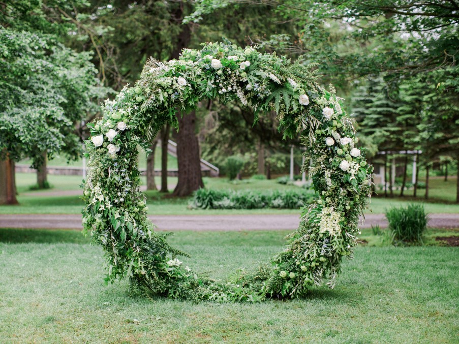 Simple and Elegant Greenery Garland Family Affair Small Wedding at The Westover Inn (web) (65).jpg