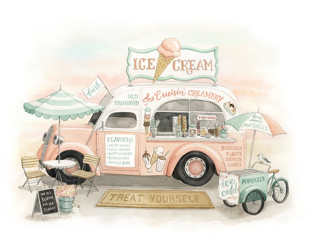 Vintage Ice Cream Truck