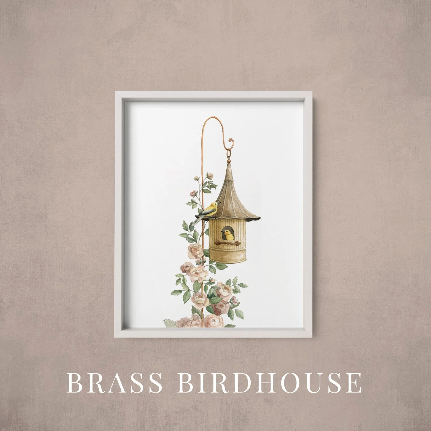 Birdhouse Framed 1B BRASS (Custom).jpg