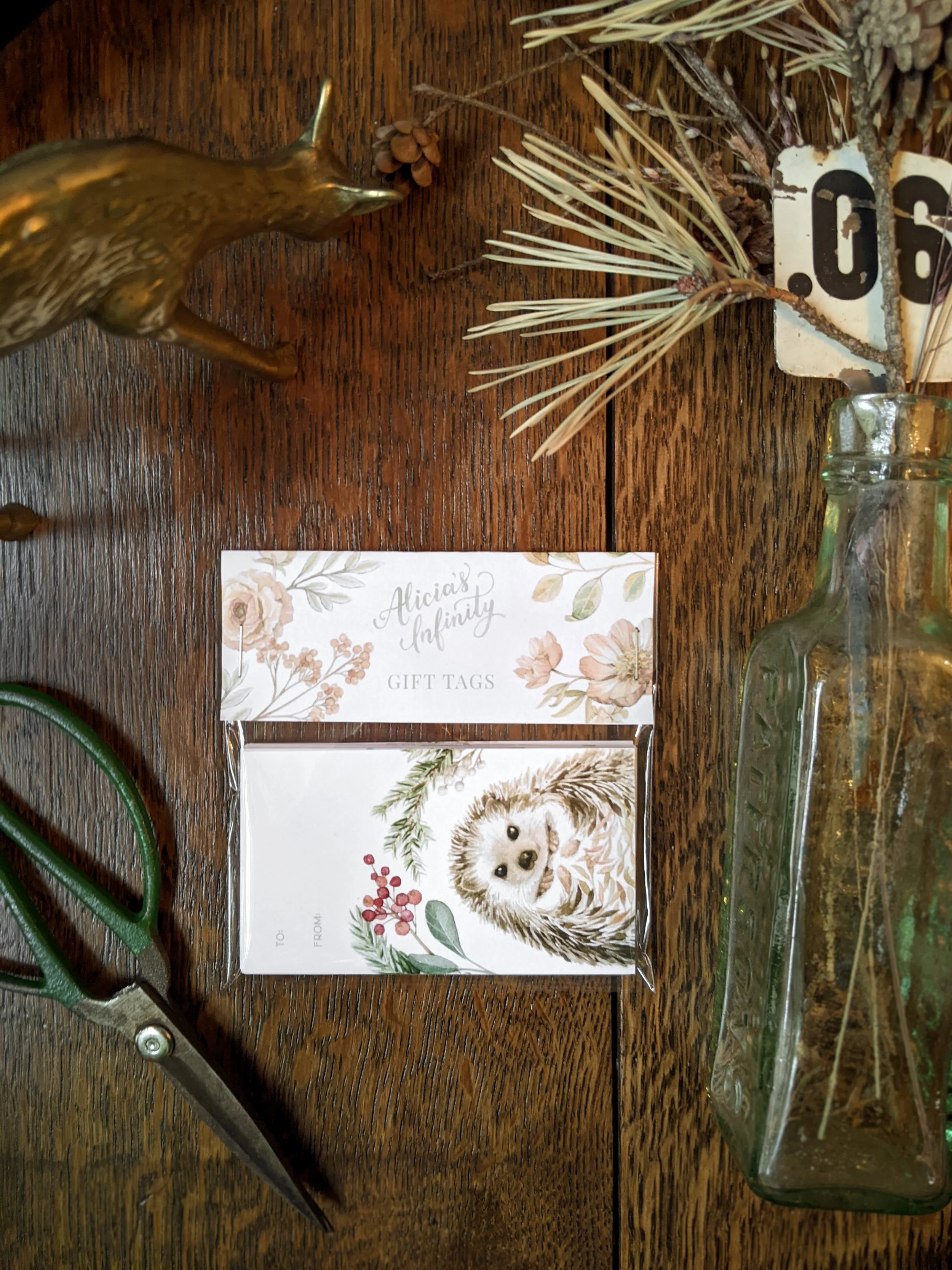Gift Tag Topper - Holiday Animal 2(Custom).jpg