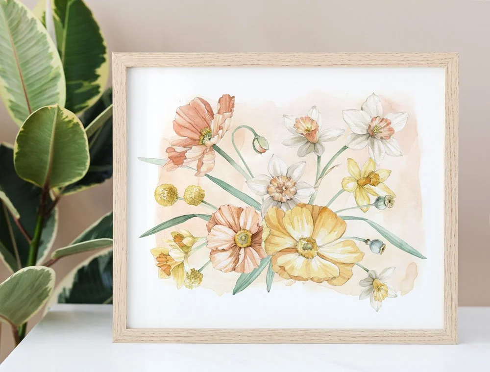 Daffodils-and-Poppy-Art-Print-Framed-WEB.jpg