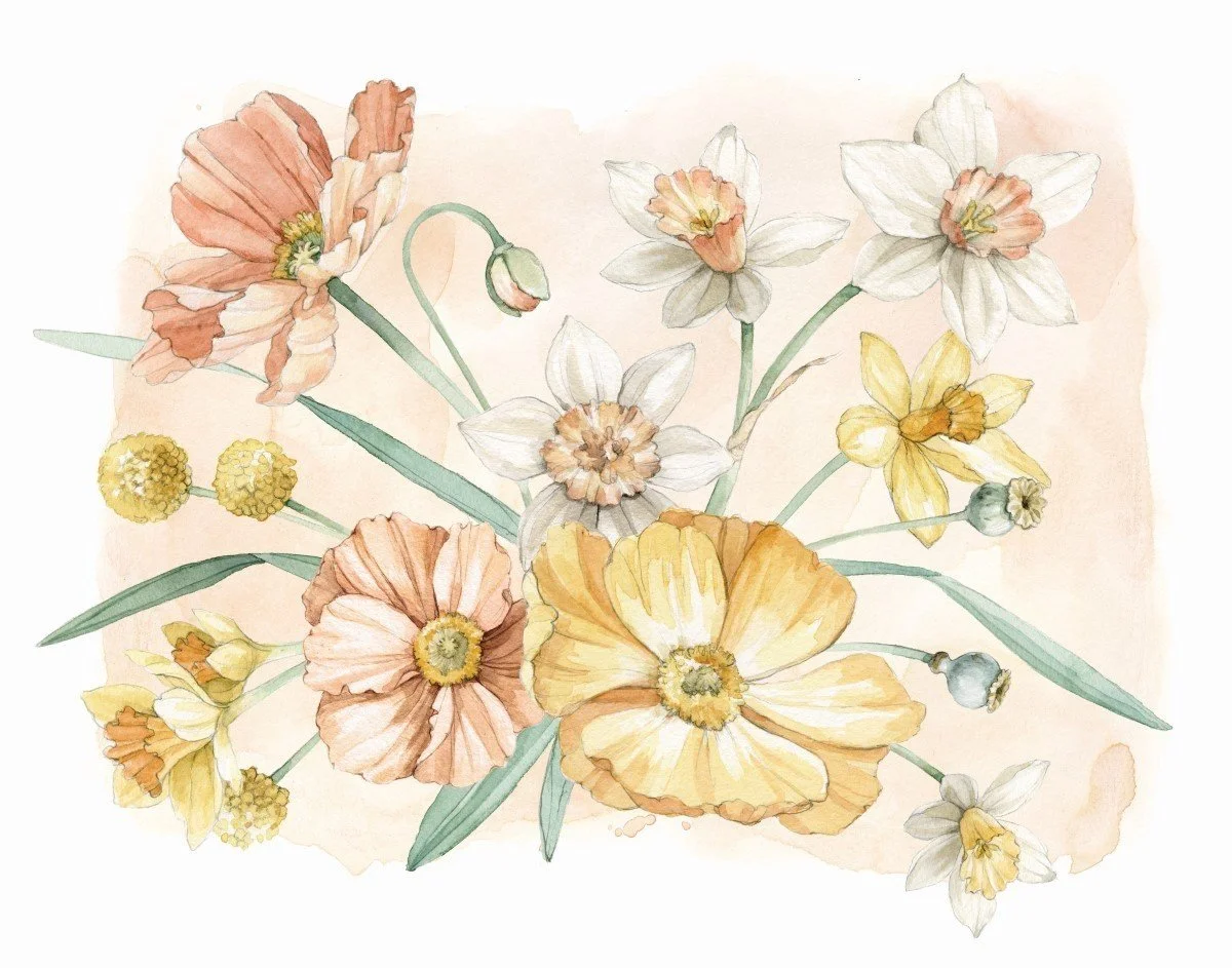 Daffodil+and+Poppy+Art+Print+%28Custom%29.jpg