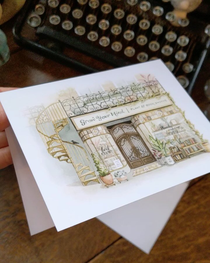 I love seeing people&lsquo;s faces at markets when they open up my cards to see that there&rsquo;s artwork on the inside as well, and on the back! It may cost me extra, but it&rsquo;s always worth it! 

You can find these and many more at @the_barnti