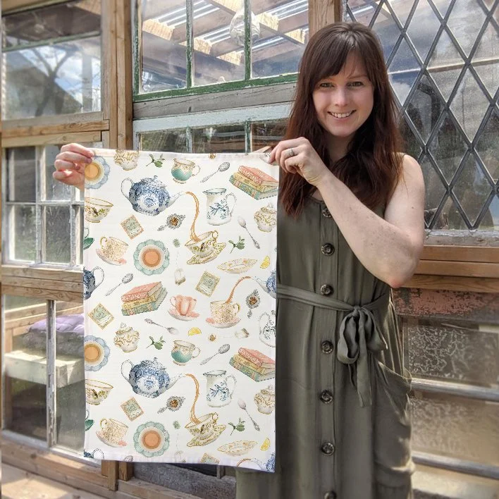 Tea Pattern Tea Towel 2.jpg