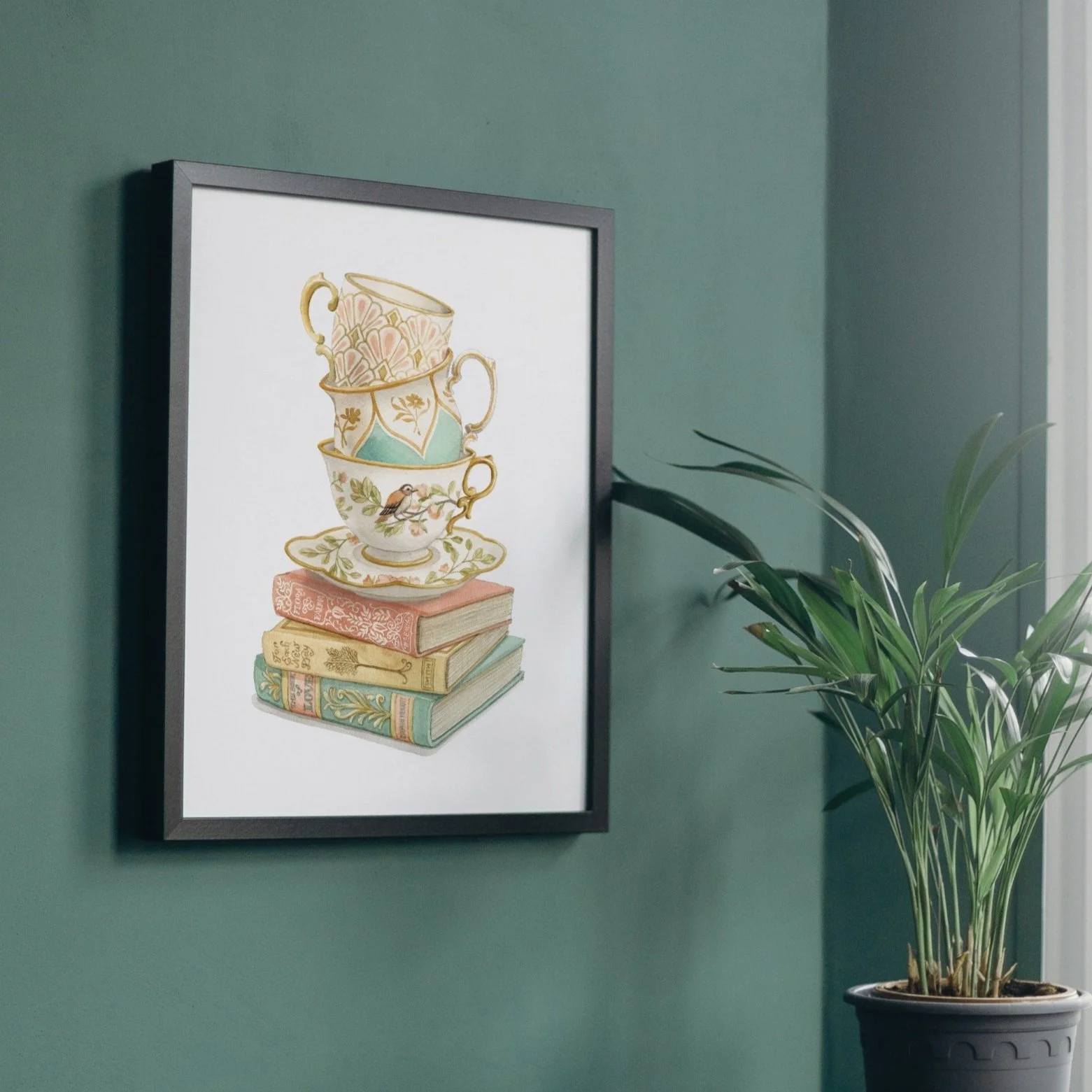 Teacup+Stack+on+Books+FRAMED+1+%28Custom%29.jpg