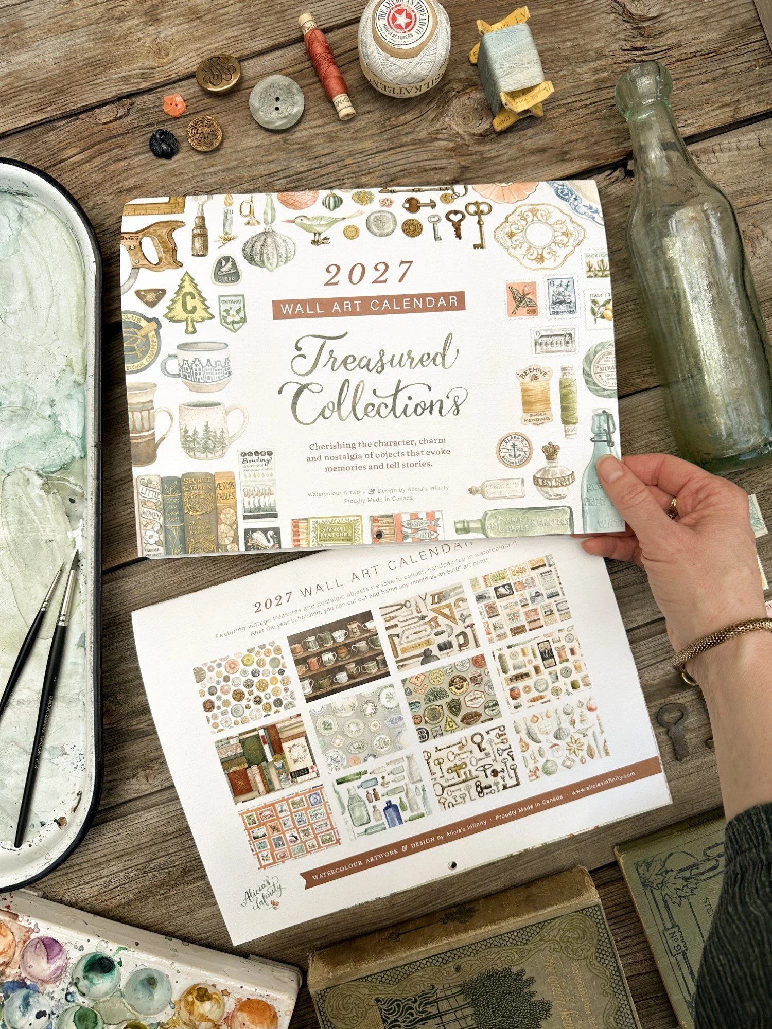 Treasured Collections Calendar Photo - Cover and Back (Custom).JPG