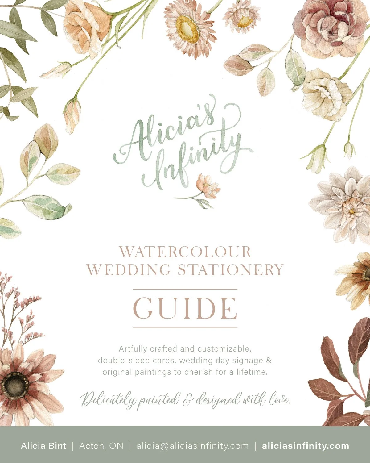 Infinity Stationery Wedding Stationery Offerings — Alicia's Infinity