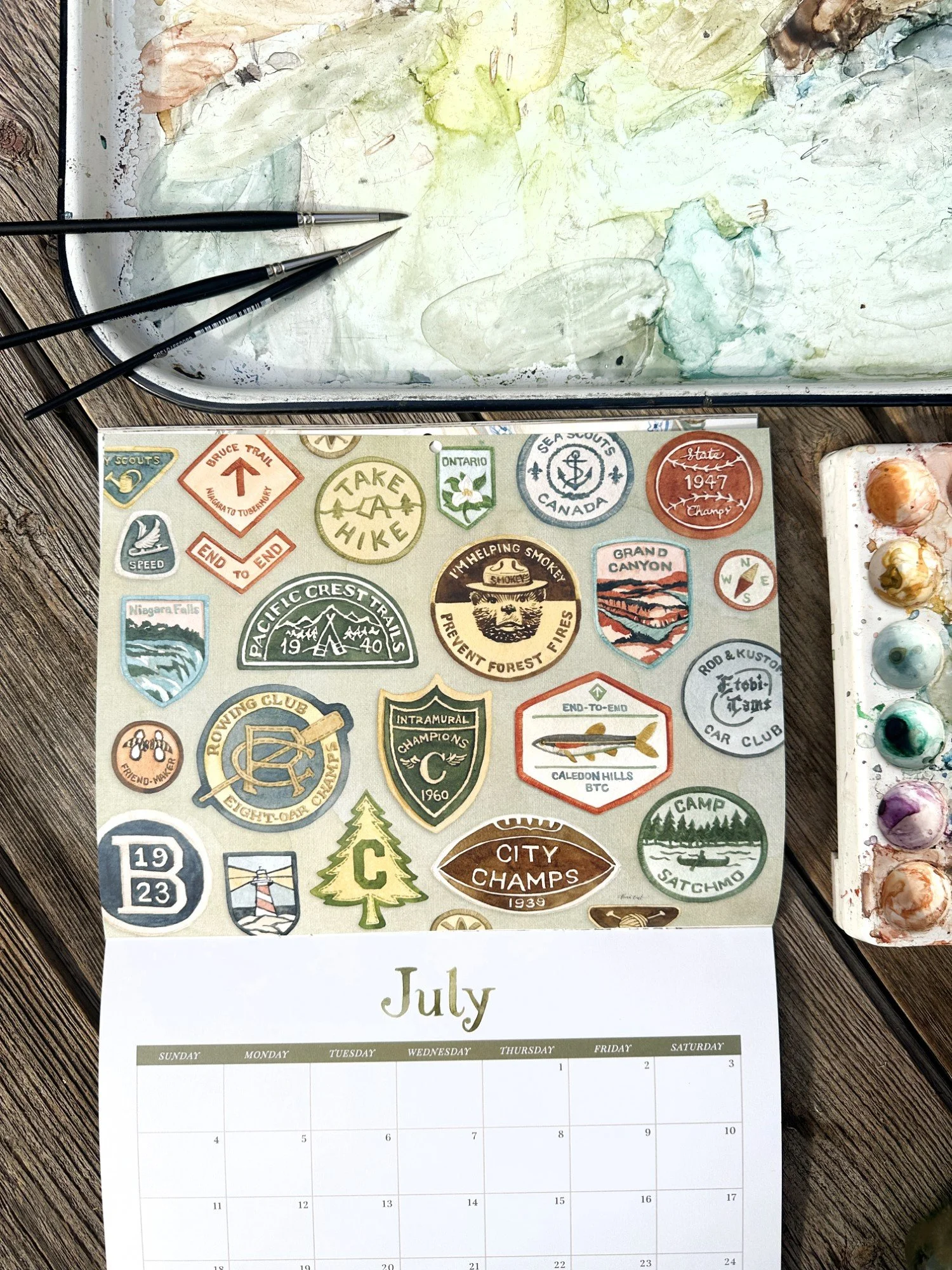 Treasured Collections Calendar Photo - July (Custom).JPG