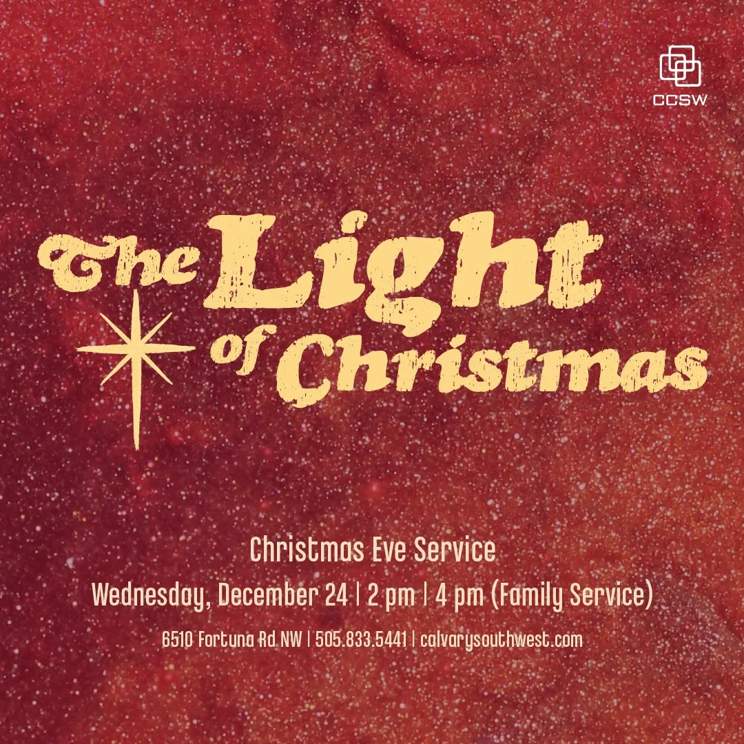 Christmas Eve Service ~ 2pm *4pm 