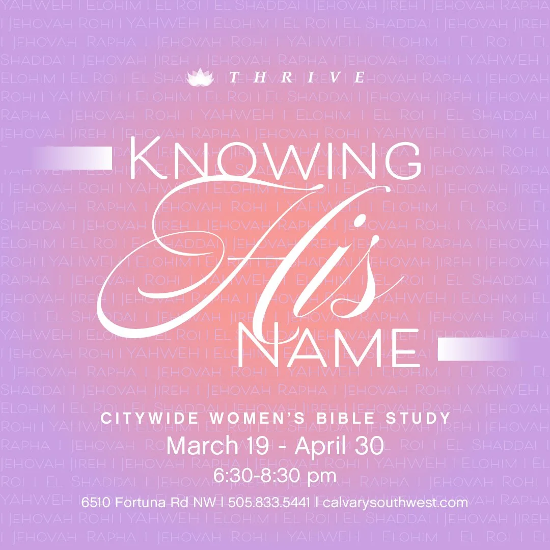 Women’s Bible Study | 7 weeks