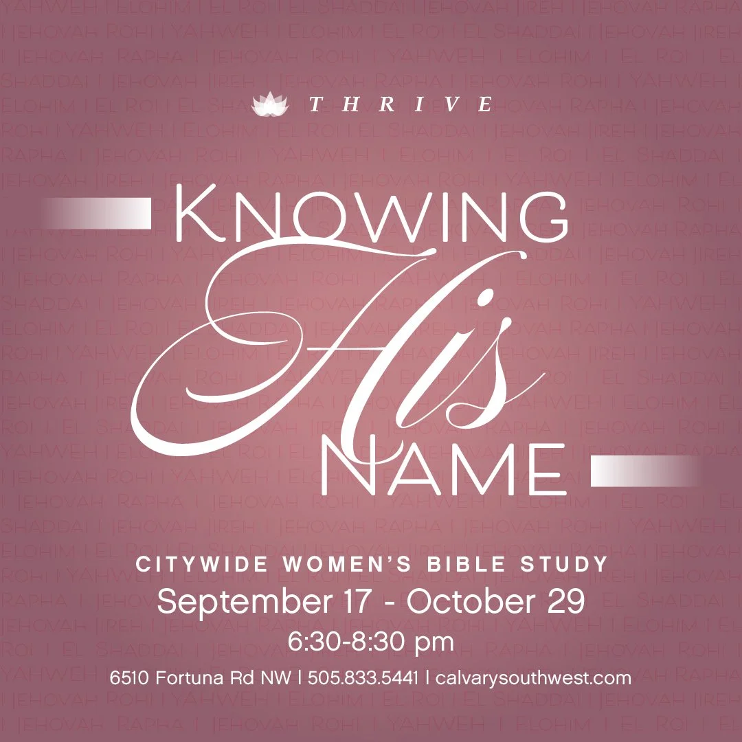 Women’s Bible Study | 7 weeks | 6:30-8:30pm